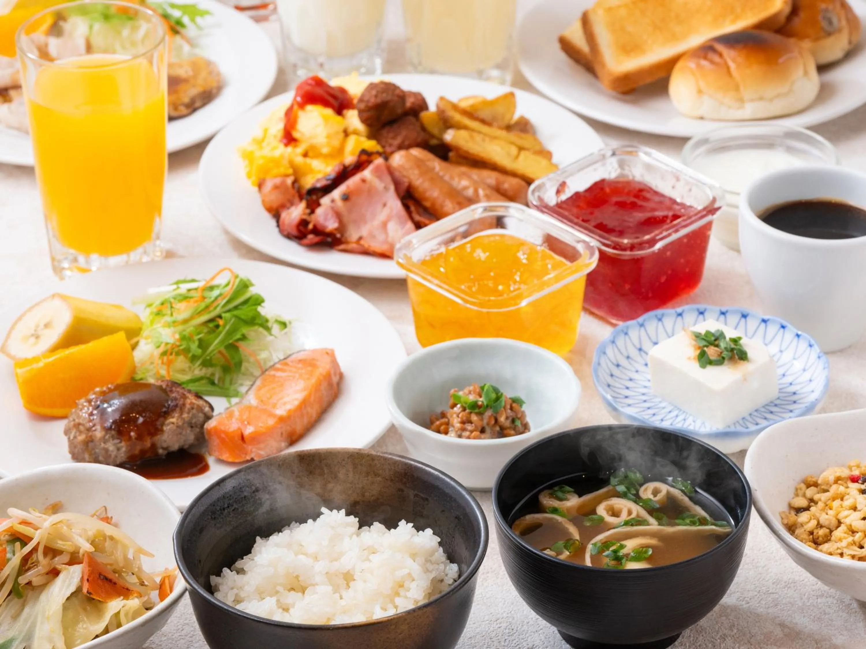 Breakfast in APA Hotel Higashi Shinjuku Kabukicho