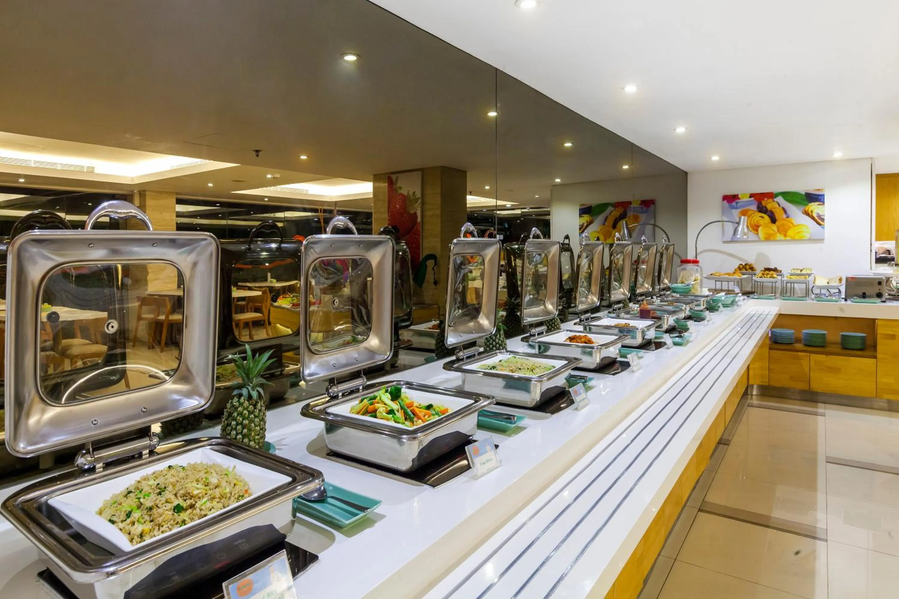 Buffet breakfast in HARRIS Hotel Kuta Galleria - Bali