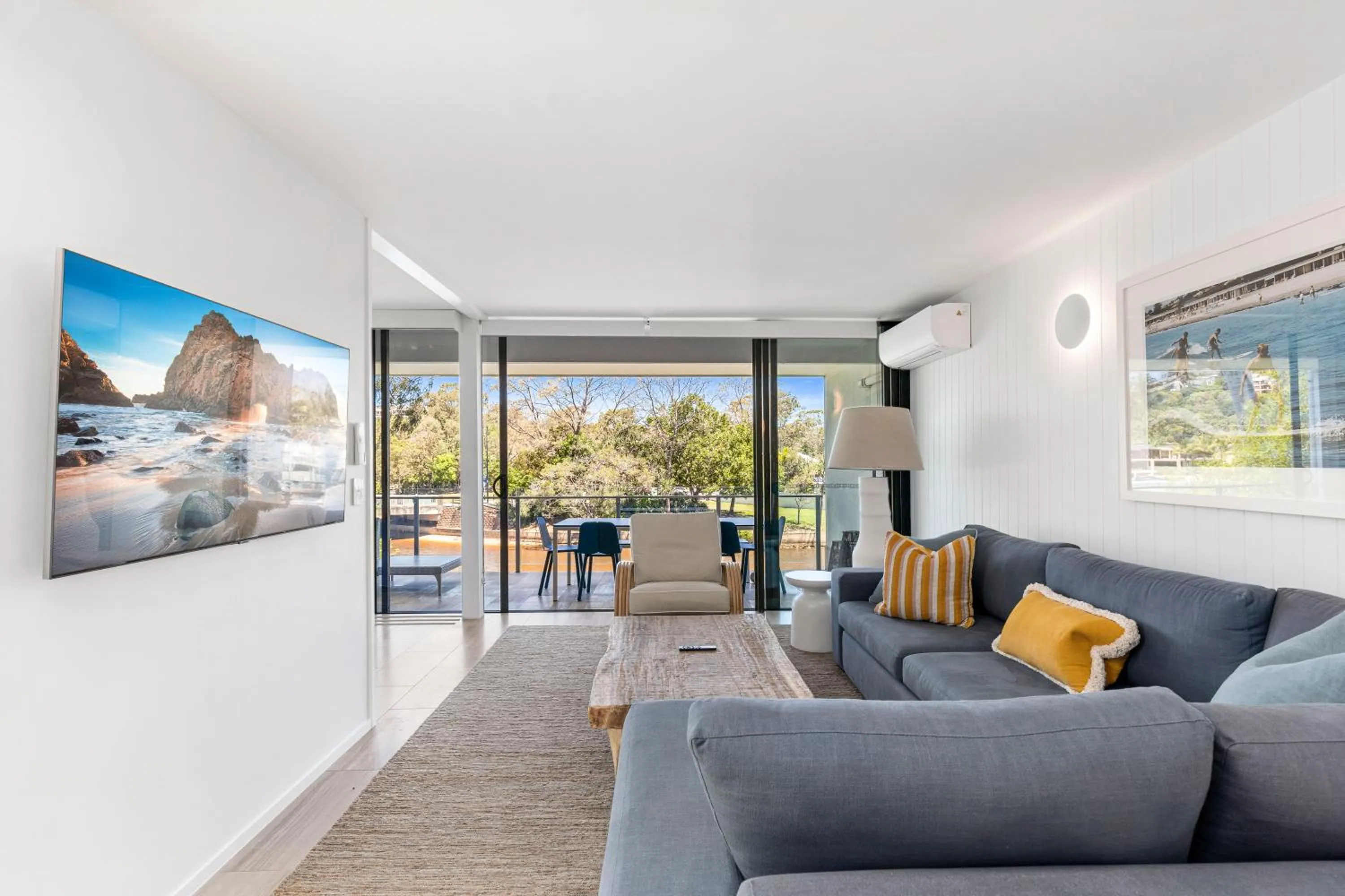 Living room in Jacaranda Noosa