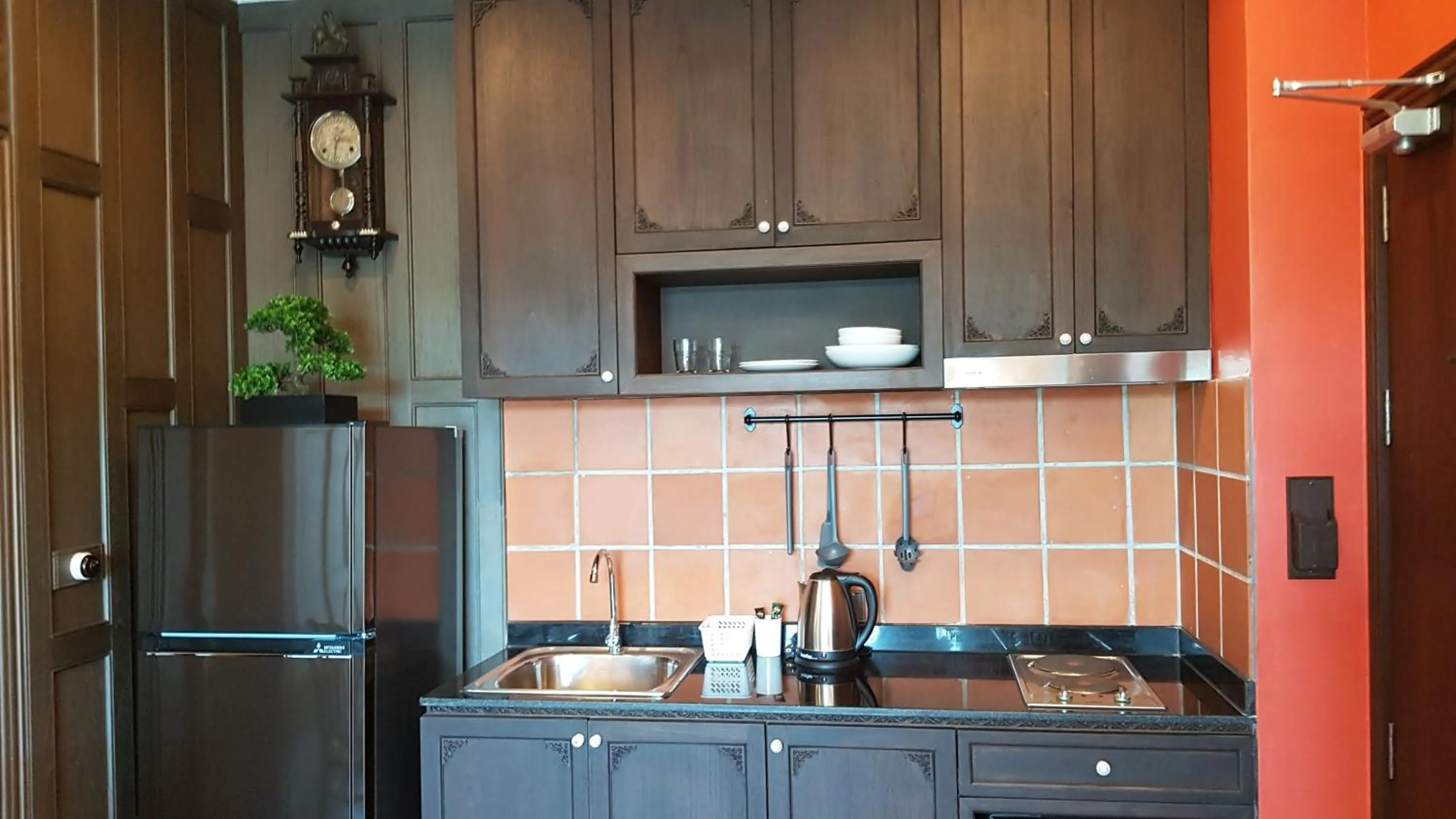 Kitchen or kitchenette in The Title Boutique Phuket