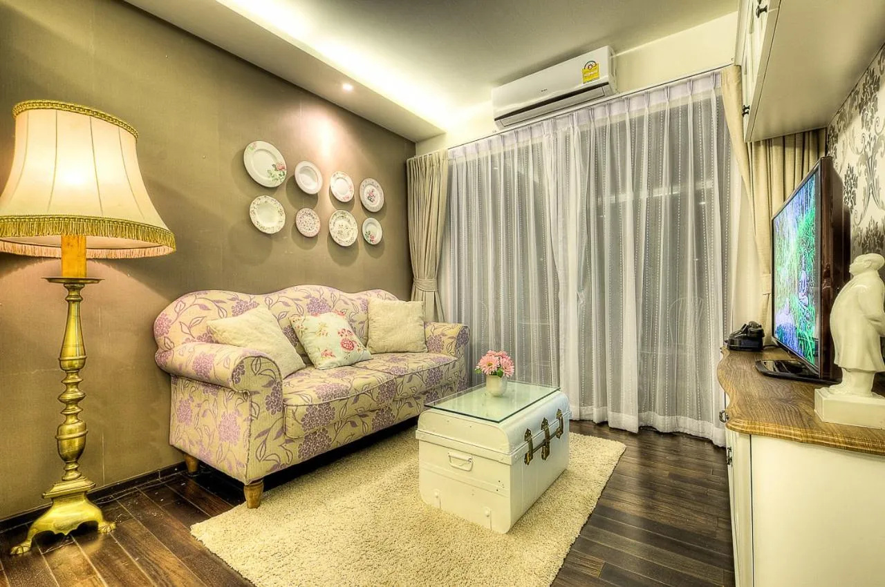 Seating area in The Title Boutique Phuket