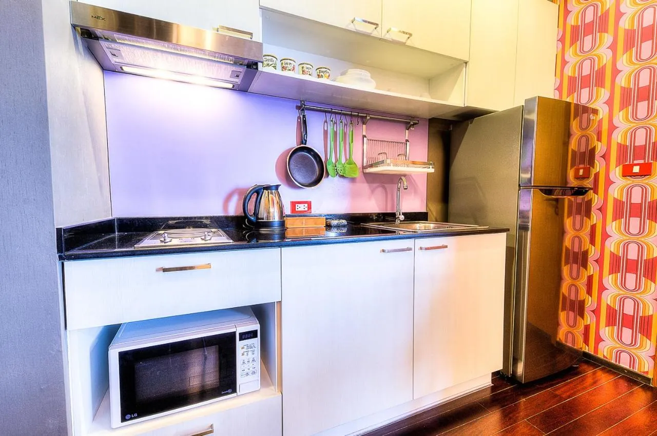 Kitchen or kitchenette in The Title Boutique Phuket
