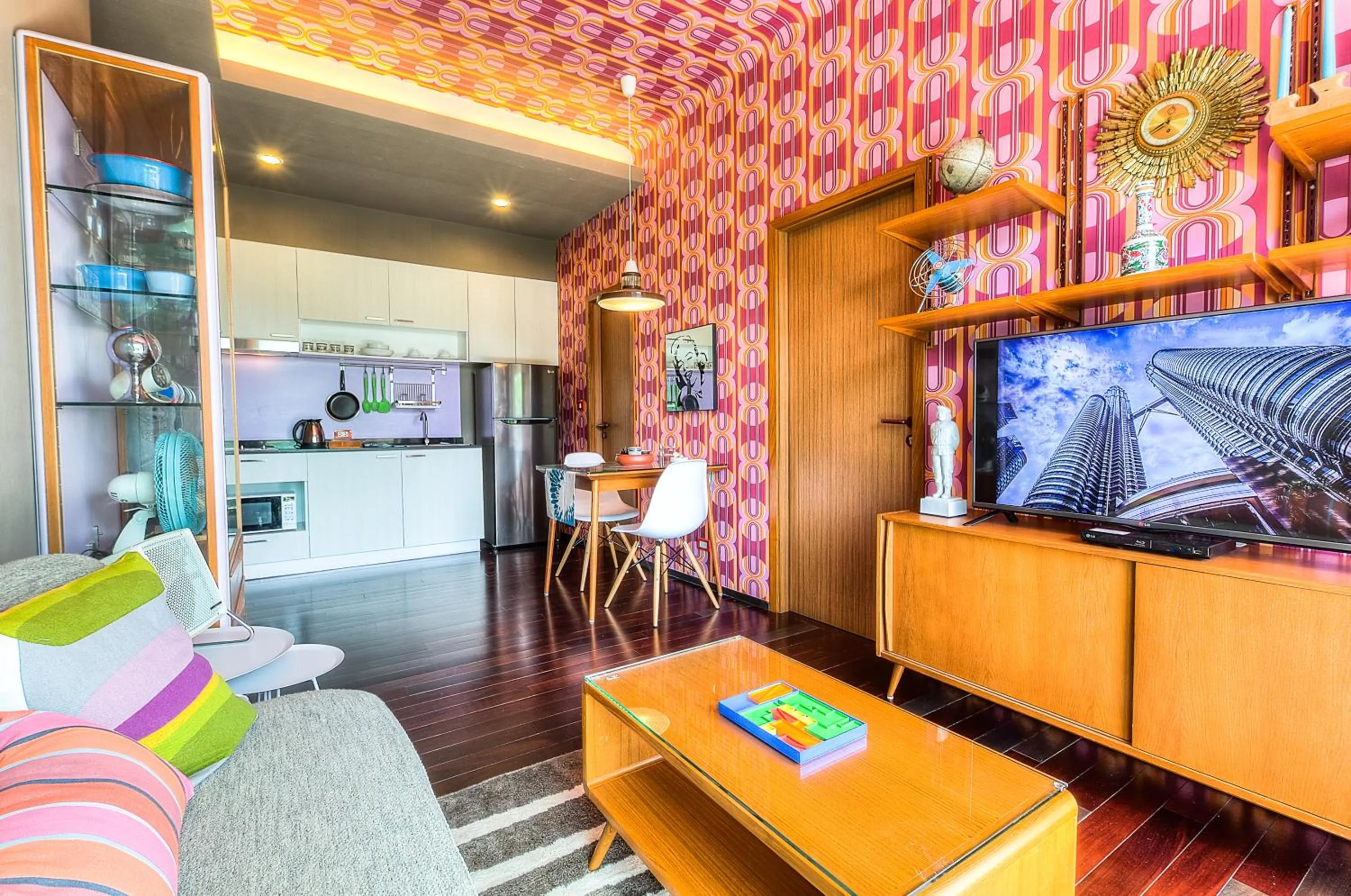 Living room in The Title Boutique Phuket