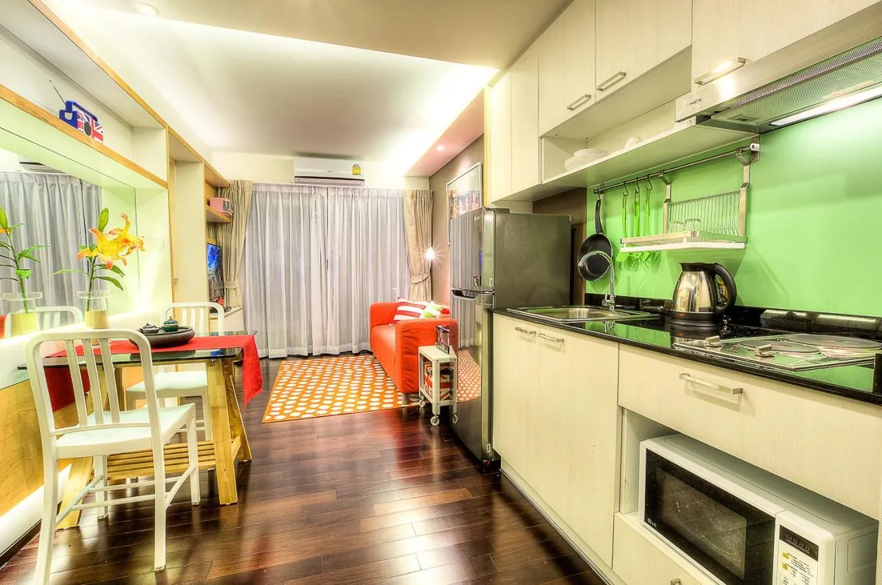Kitchen or kitchenette in The Title Boutique Phuket