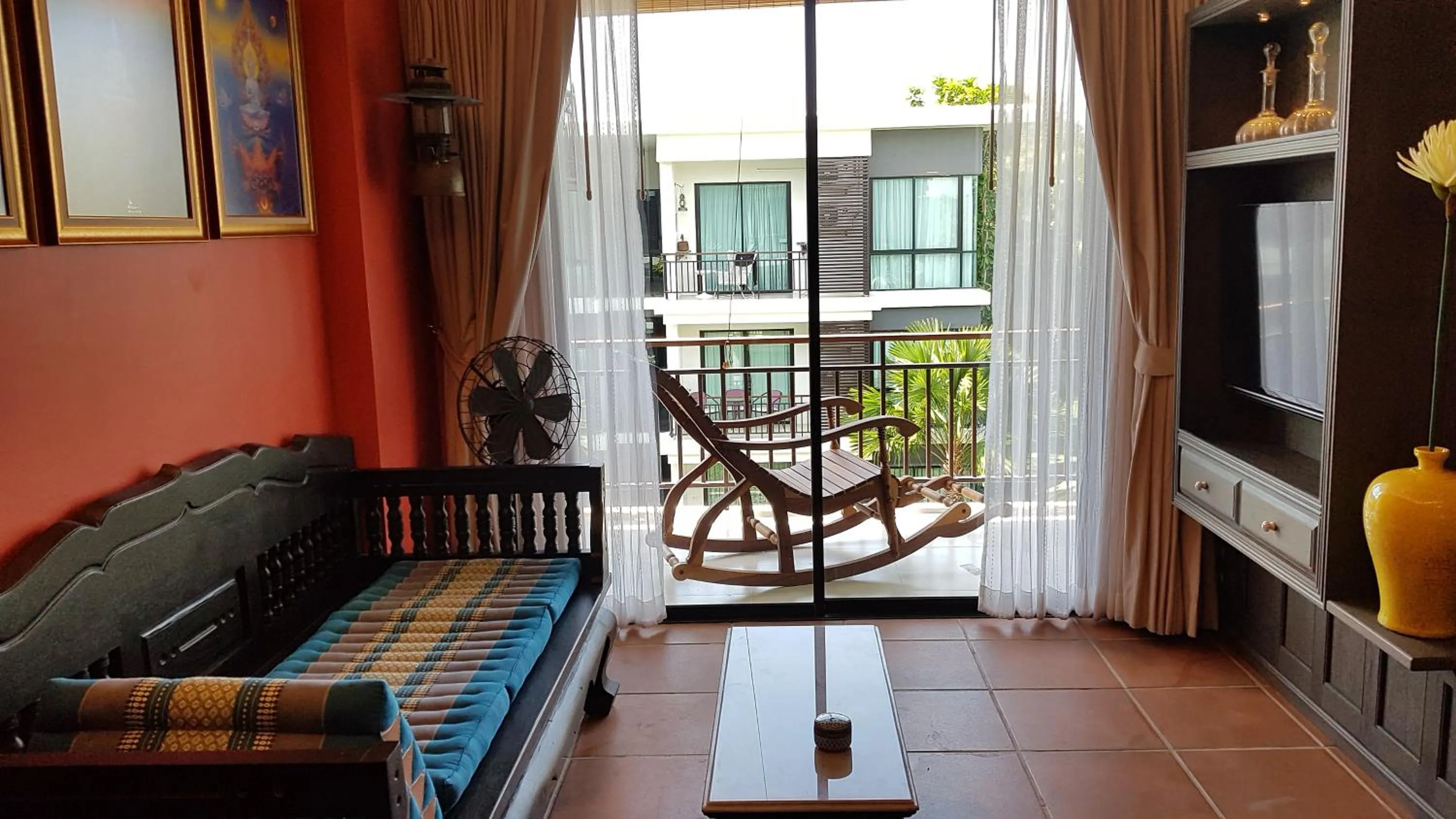 Living room in The Title Boutique Phuket