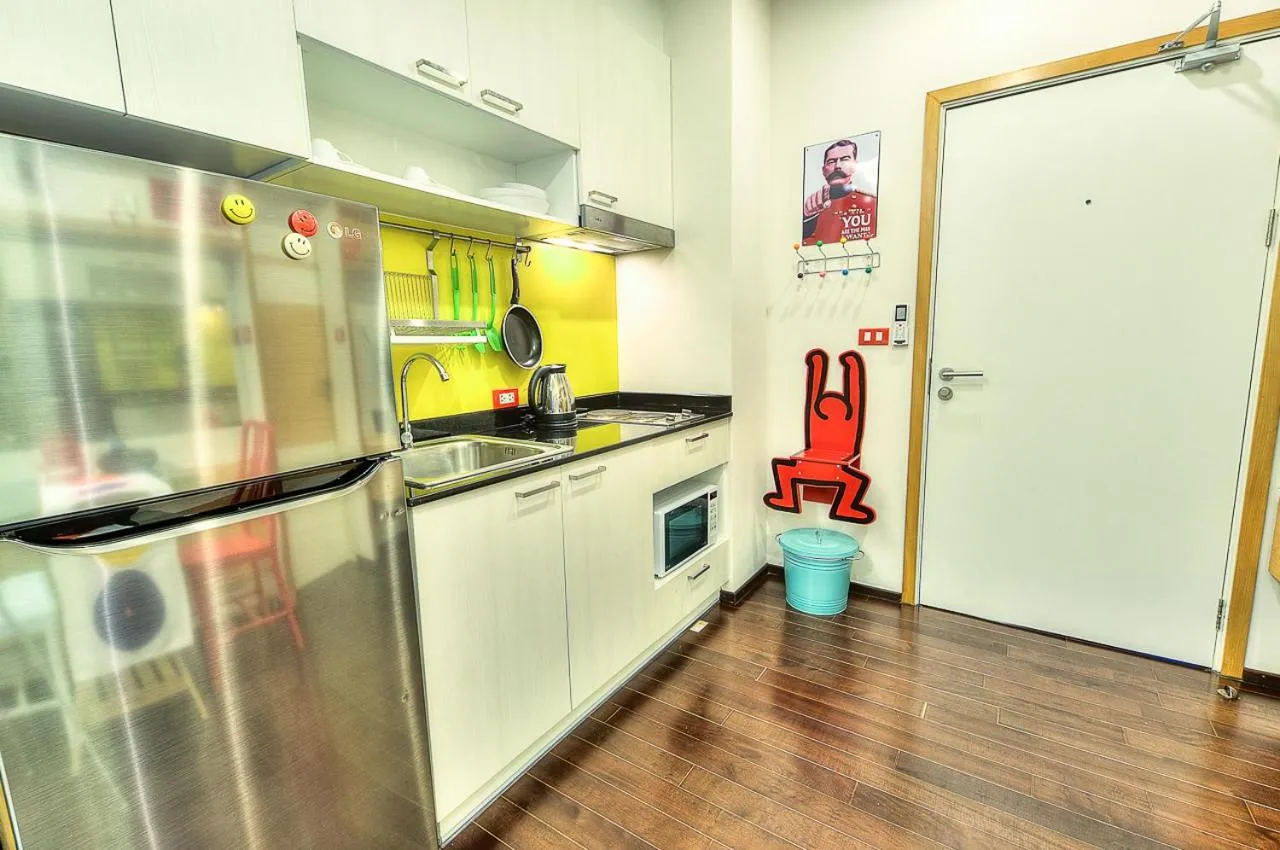 Kitchen or kitchenette in The Title Boutique Phuket