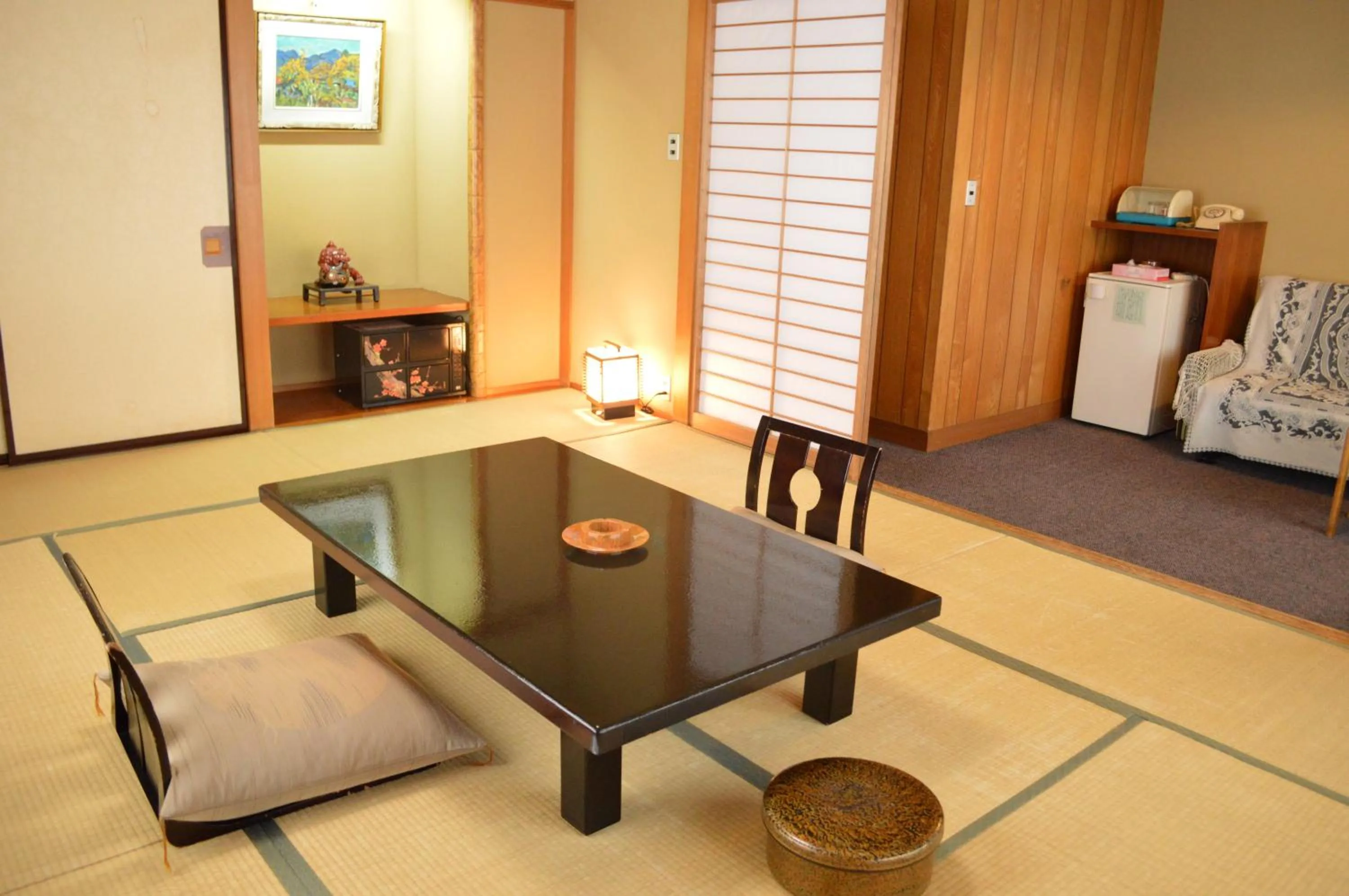 Seating area in Yumotoya