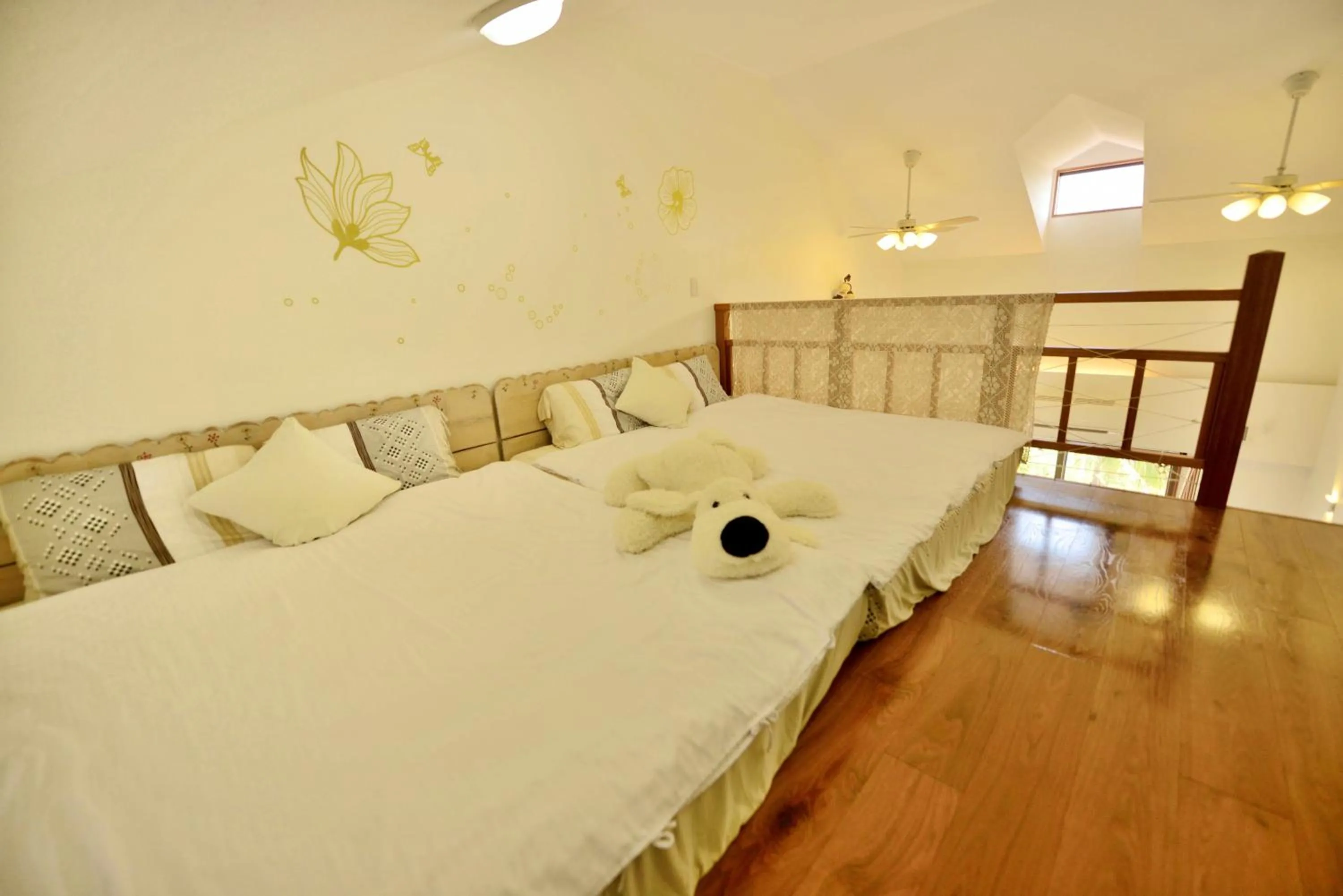 Bed in Oceanview Yui