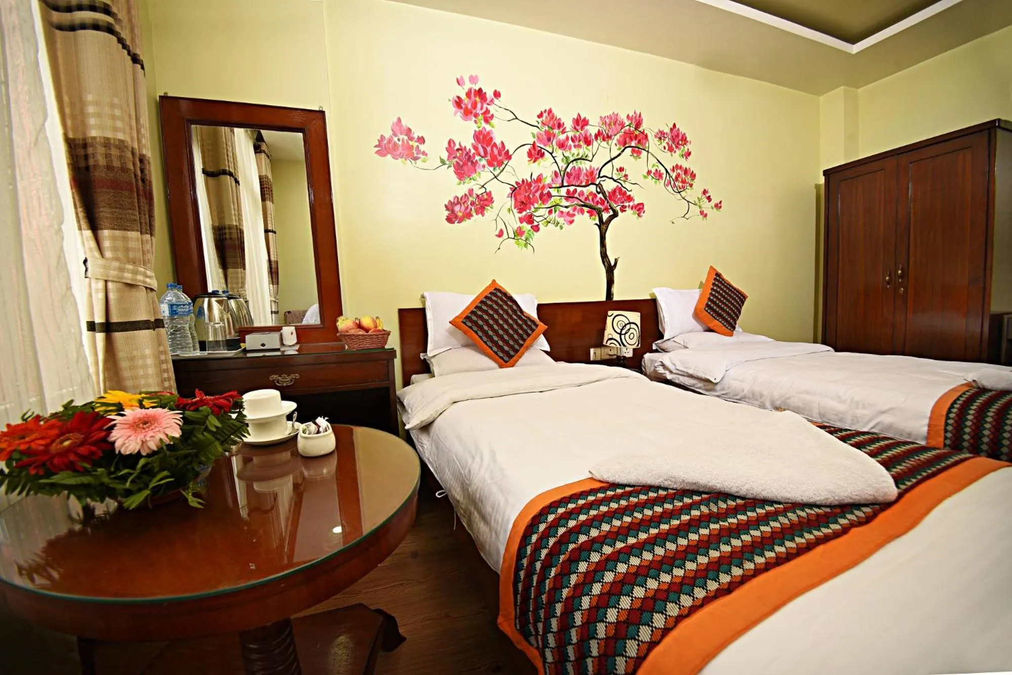 Bed in Hotel Osho Home