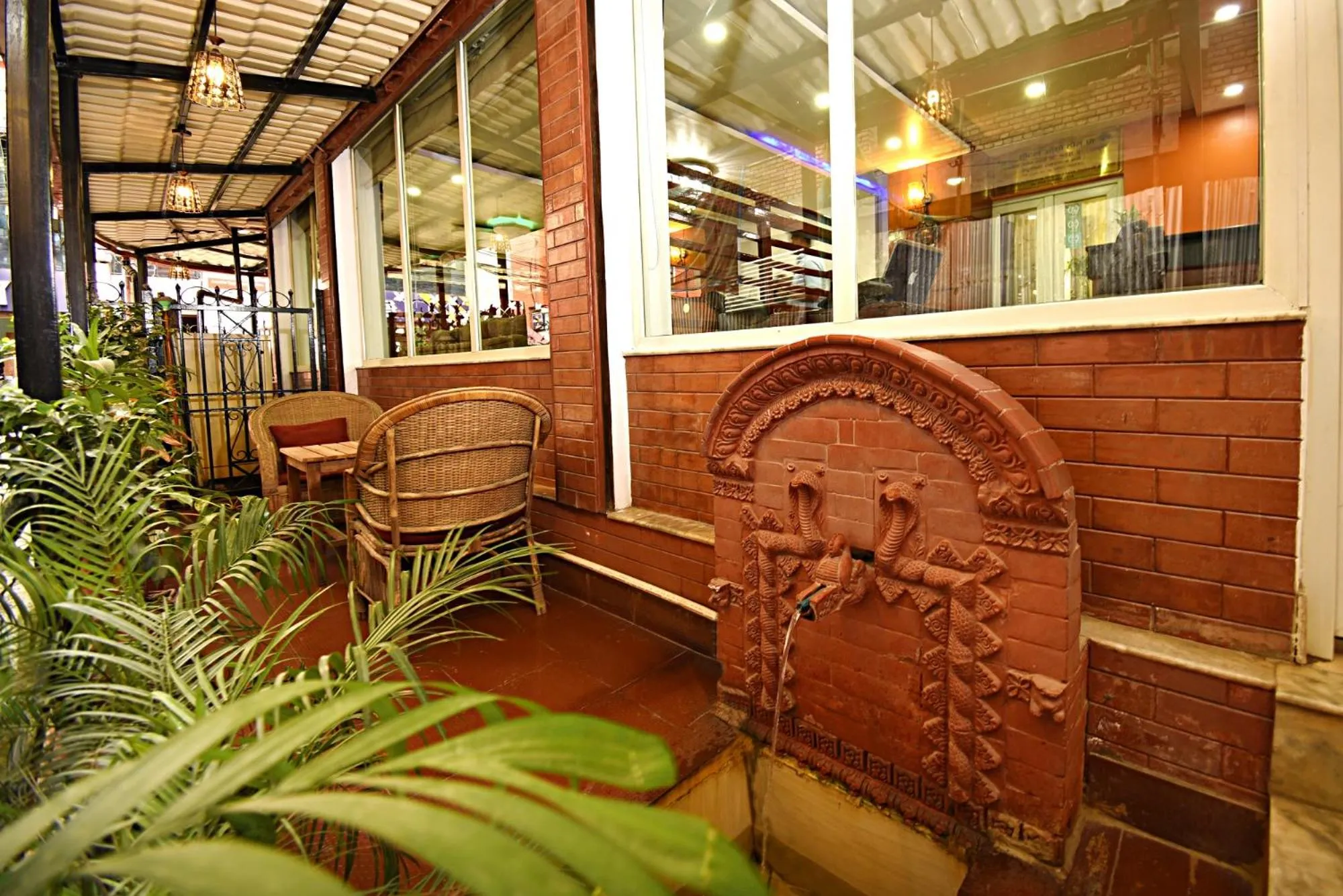 Patio in Hotel Osho Home