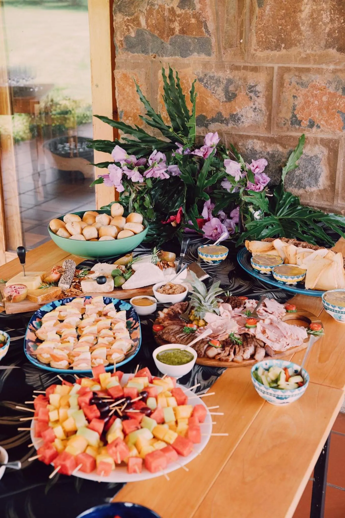 Food in Spion Kop Lodge