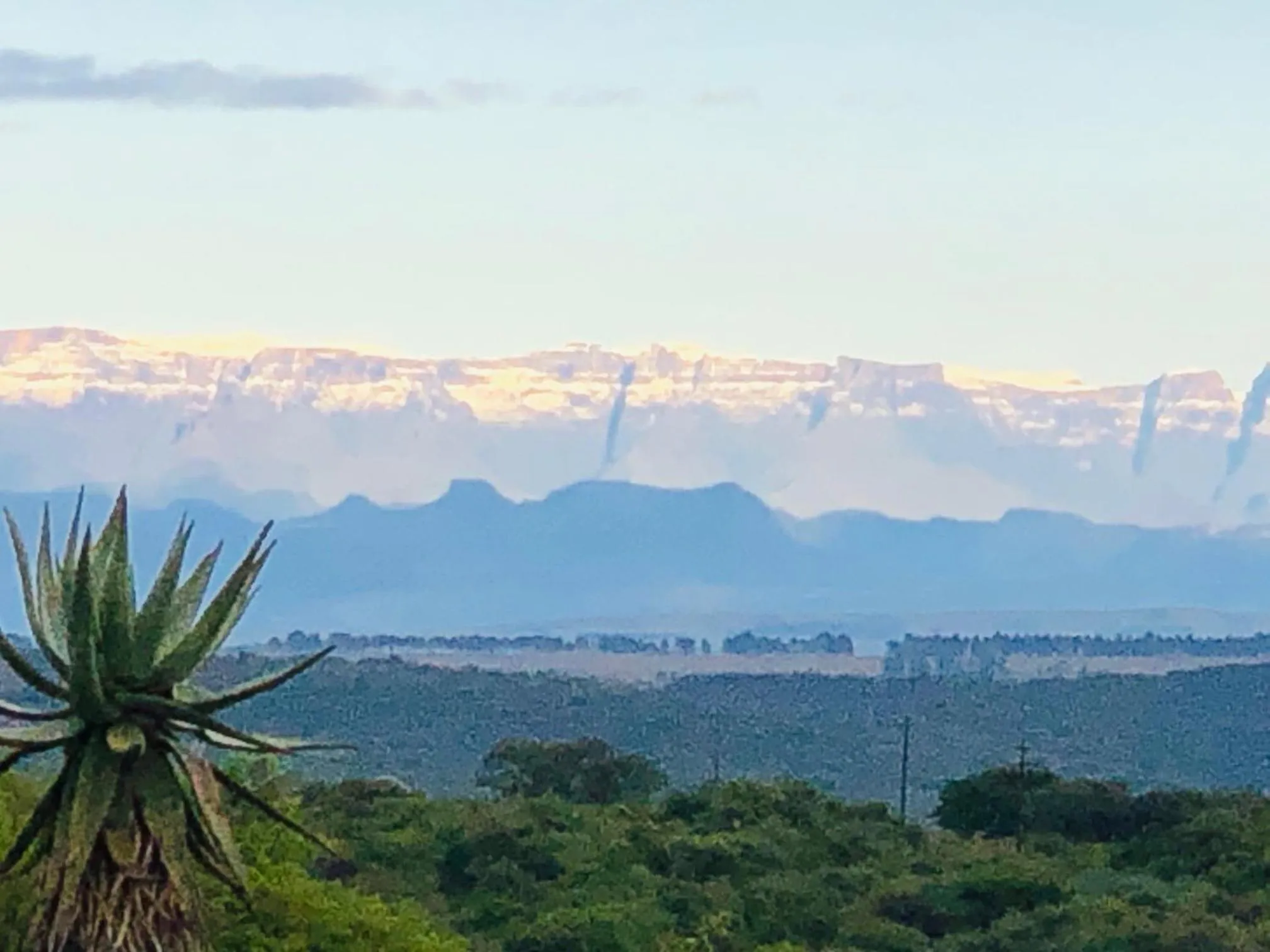 Natural landscape in Spion Kop Lodge