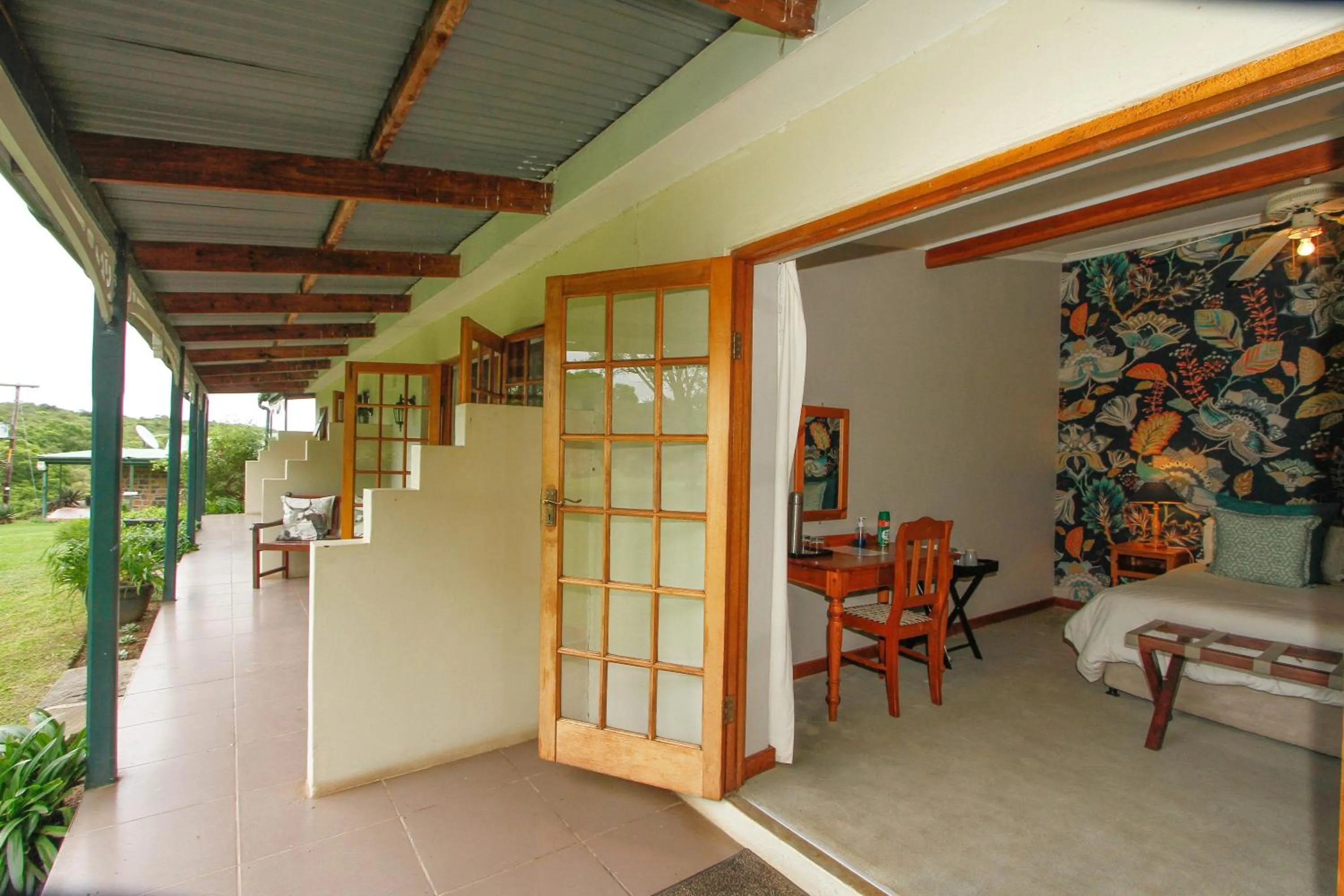 Patio in Spion Kop Lodge