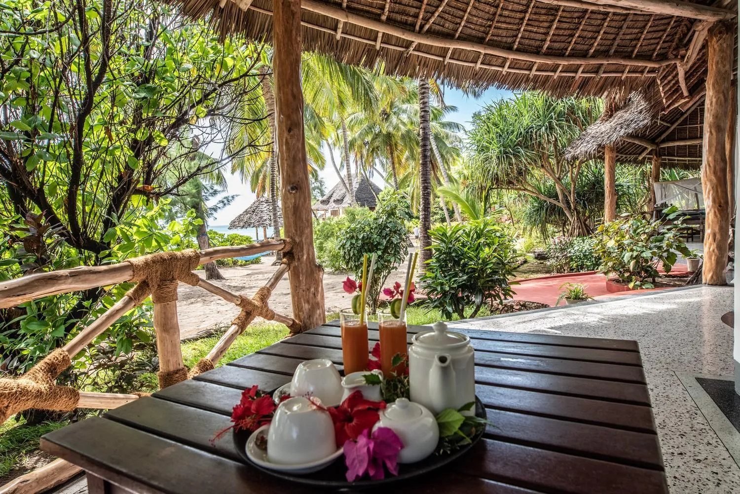 Balcony/Terrace in Pongwe Beach Hotel