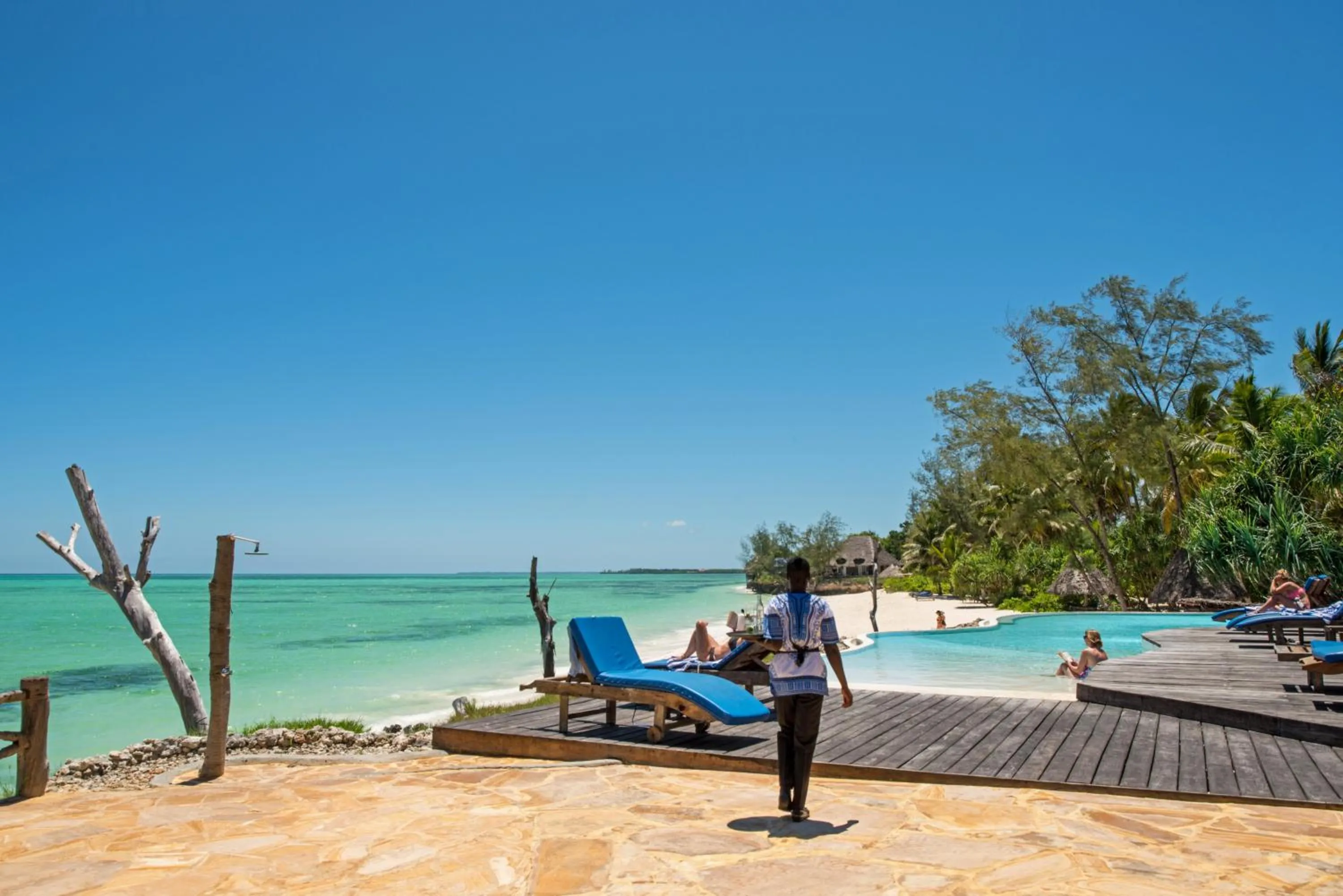 Staff in Pongwe Beach Hotel
