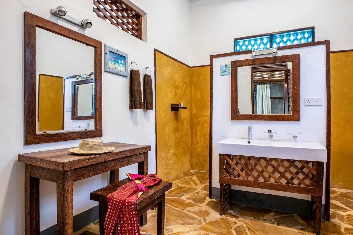 Bathroom in Pongwe Beach Hotel