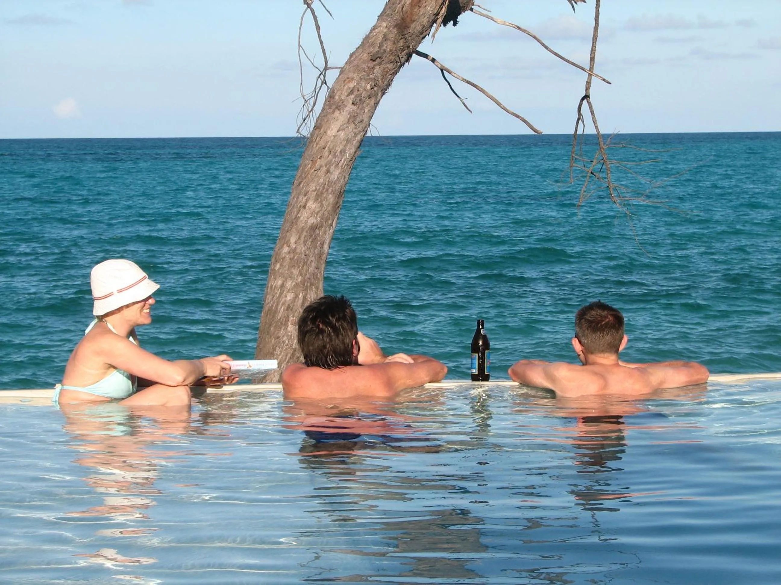 People in Pongwe Beach Hotel