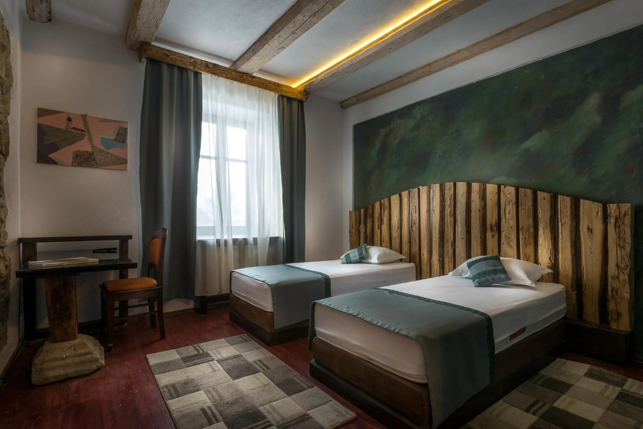 Bed in Castle Hotel Daniel