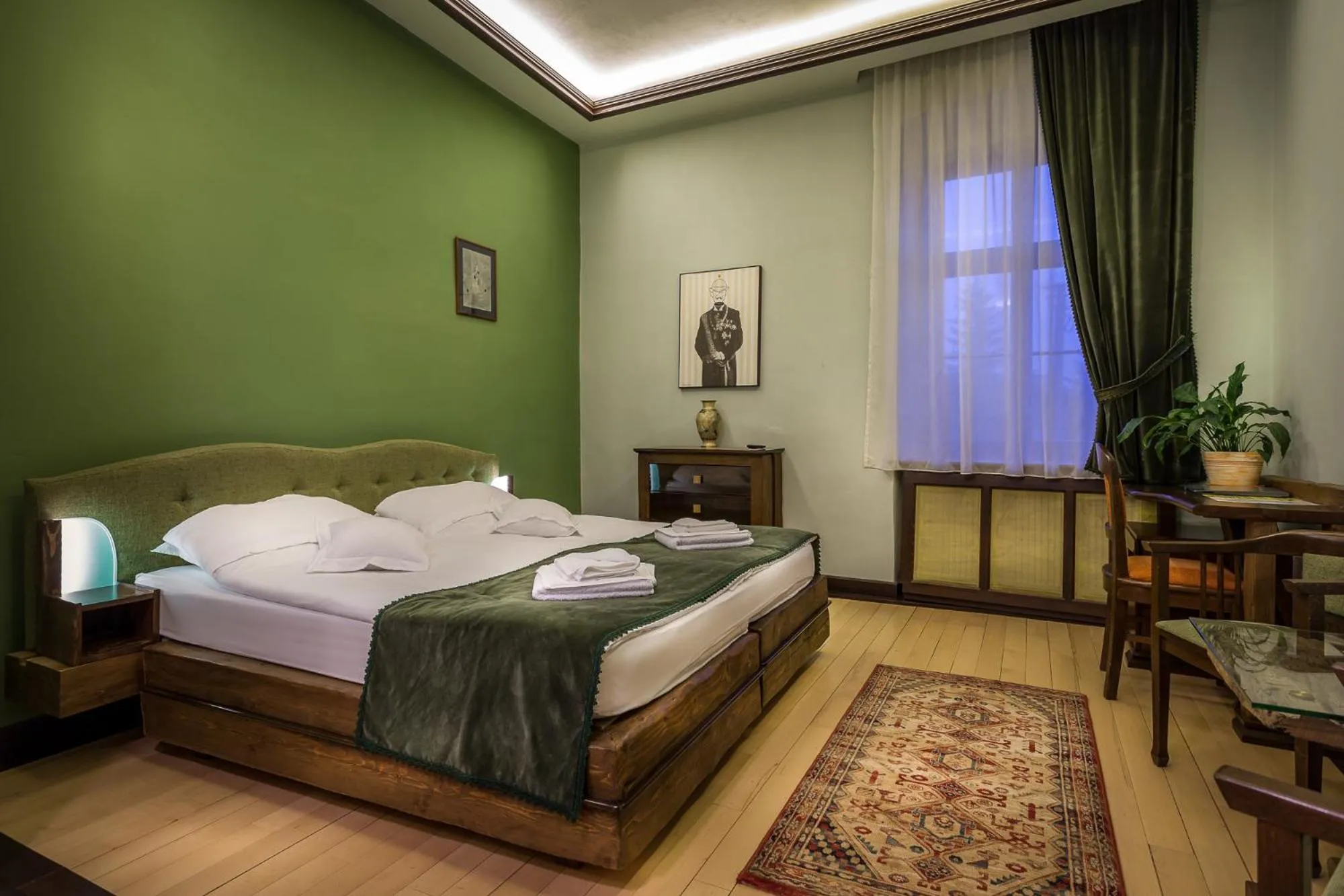 Bed in Castle Hotel Daniel