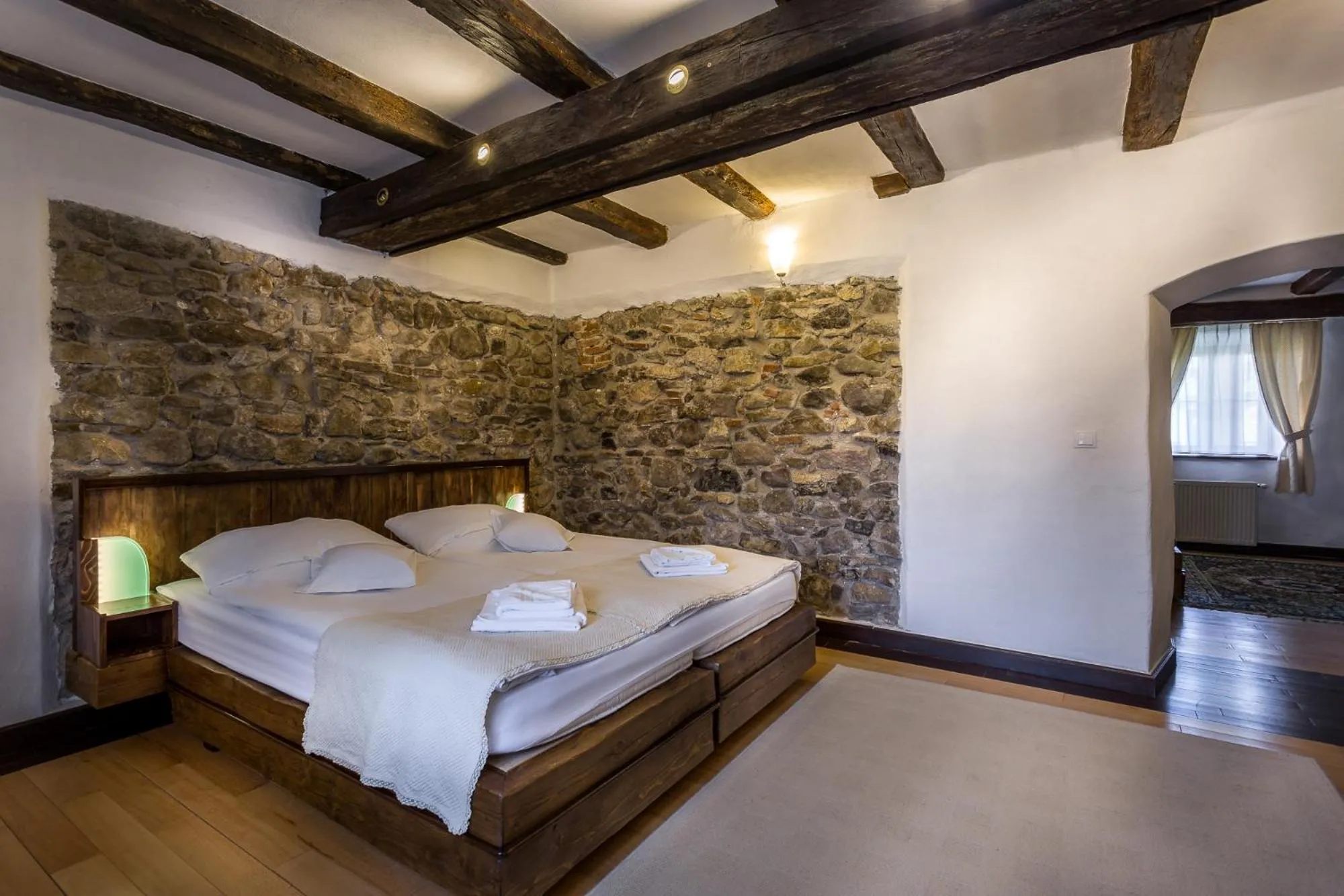 Bed in Castle Hotel Daniel