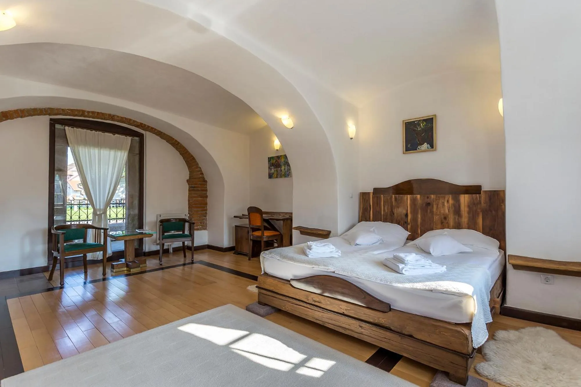 Bed in Castle Hotel Daniel