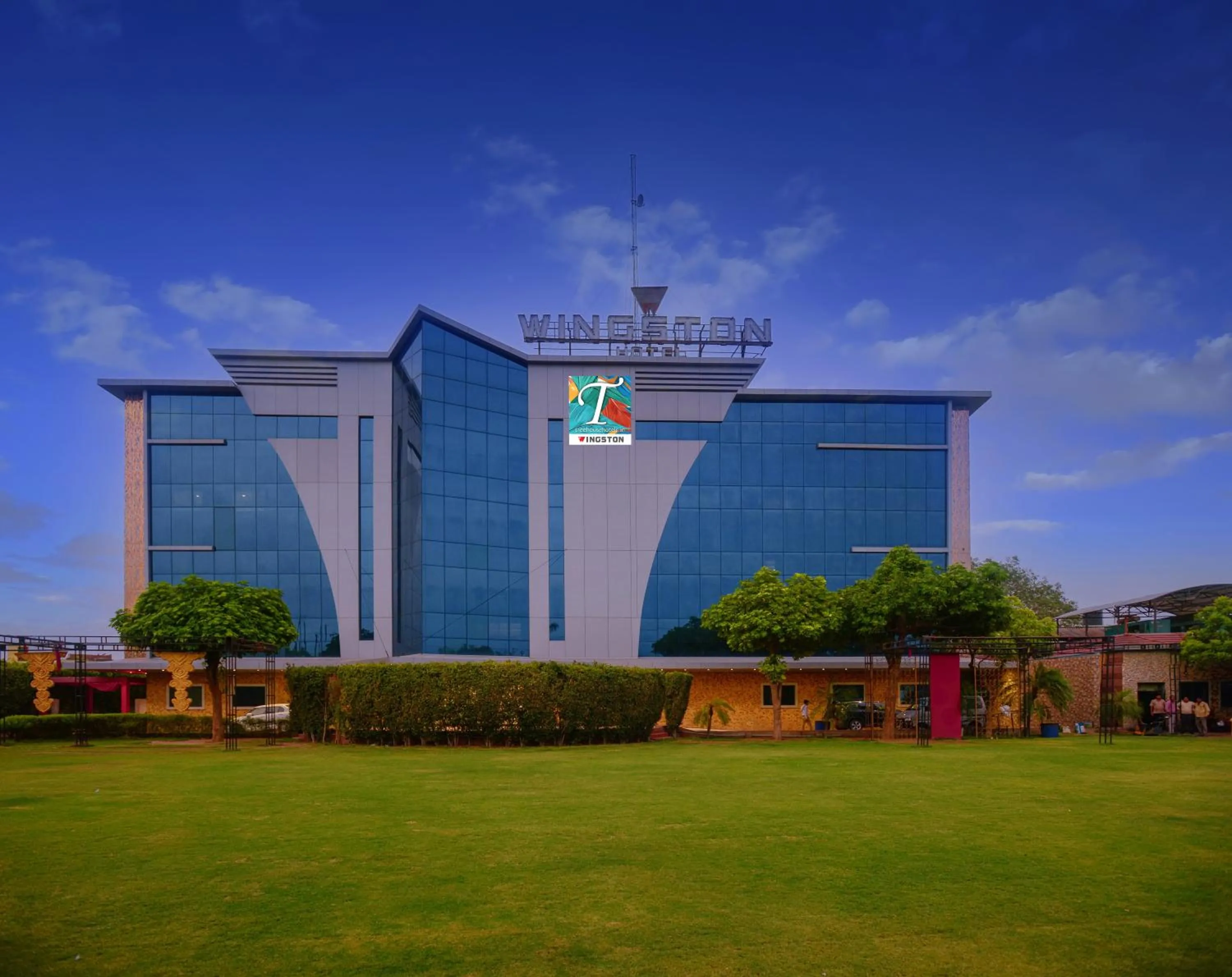 Facade/entrance in Wingston A TreeHouse Hotel, Mathura