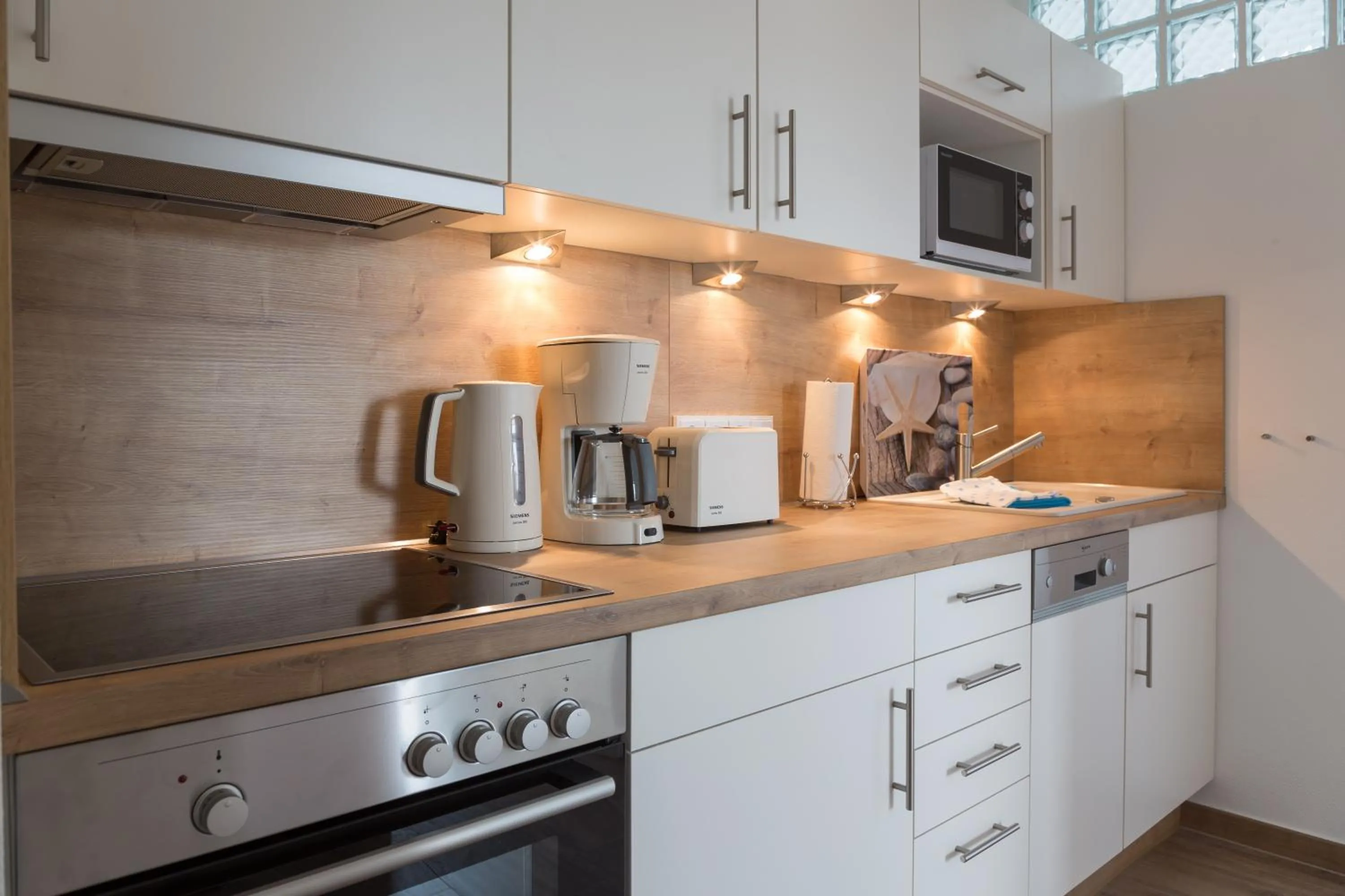 Kitchen or kitchenette in Apartments Christiansen