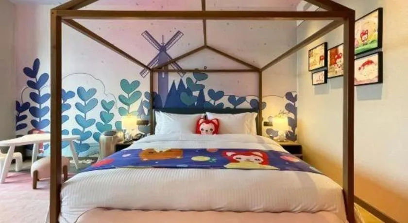 Bed in Steigenberger Hotel SUNAC Jinan