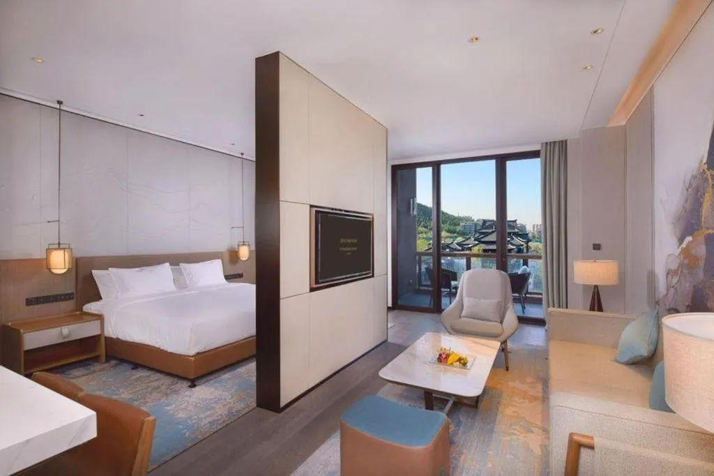 Bed in Steigenberger Hotel SUNAC Jinan