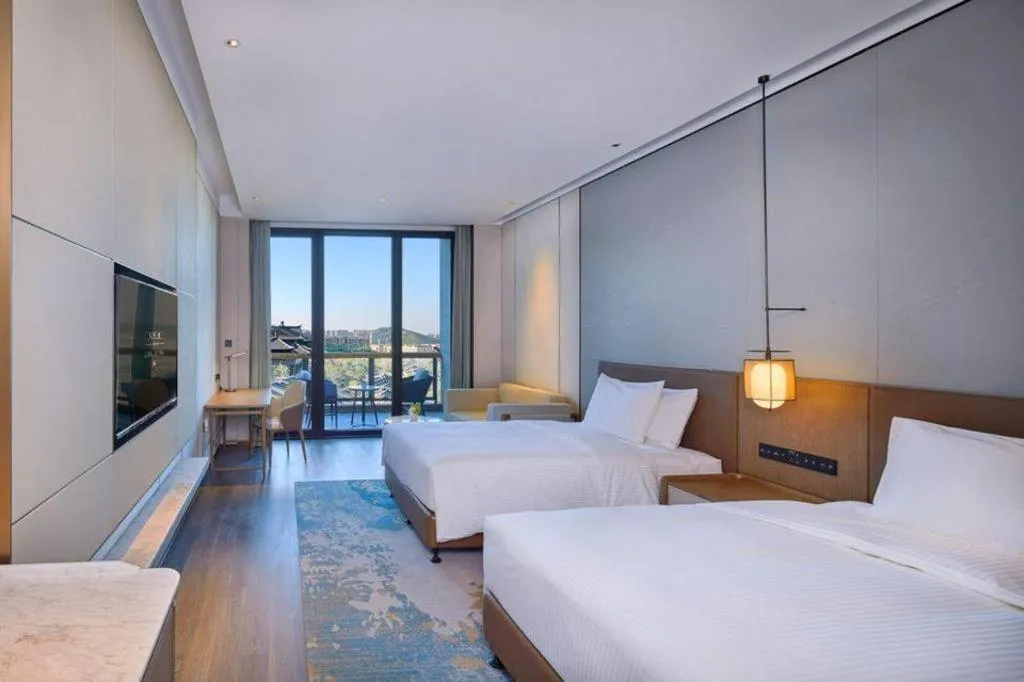 Bed in Steigenberger Hotel SUNAC Jinan