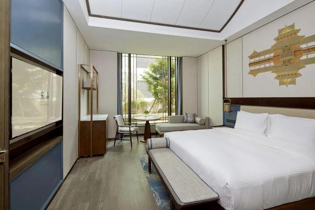 Bed in Steigenberger Hotel SUNAC Jinan