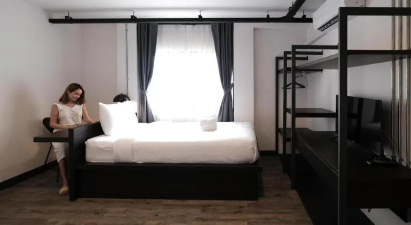 Bed in ZK Hotel Chiangmai