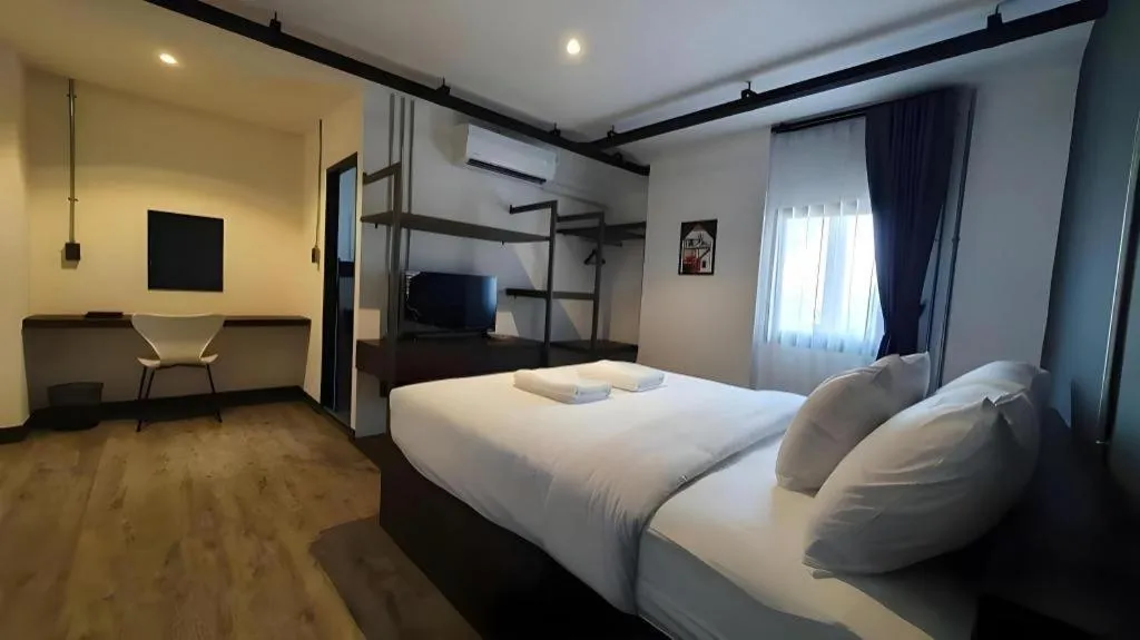 Bed in ZK Hotel Chiangmai