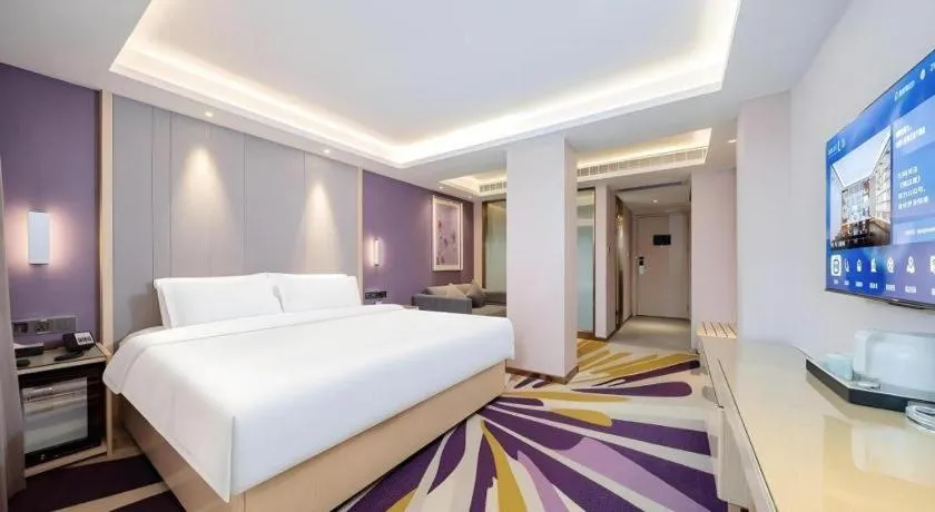 Bed in Lavande Hotel Shaoguan Bainian East Street Fengcai Building