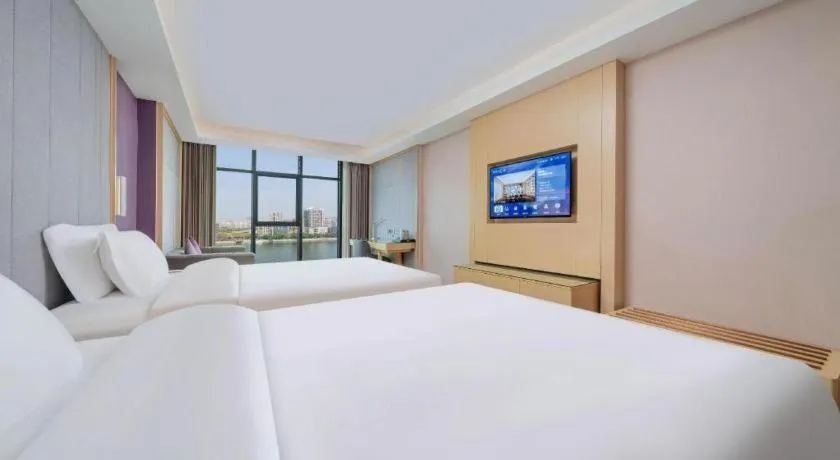Bed in Lavande Hotel Shaoguan Bainian East Street Fengcai Building