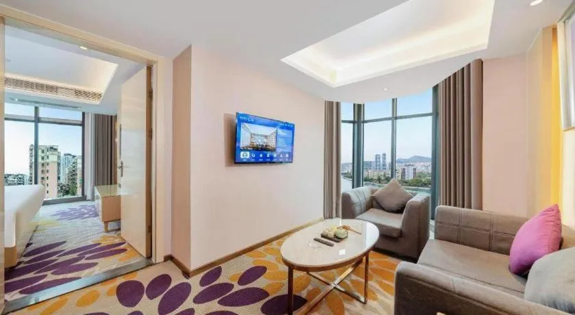 Bed in Lavande Hotel Shaoguan Bainian East Street Fengcai Building