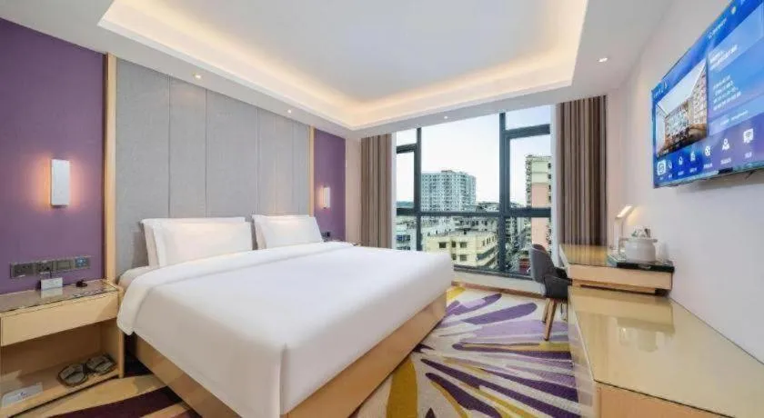 Bed in Lavande Hotel Shaoguan Bainian East Street Fengcai Building