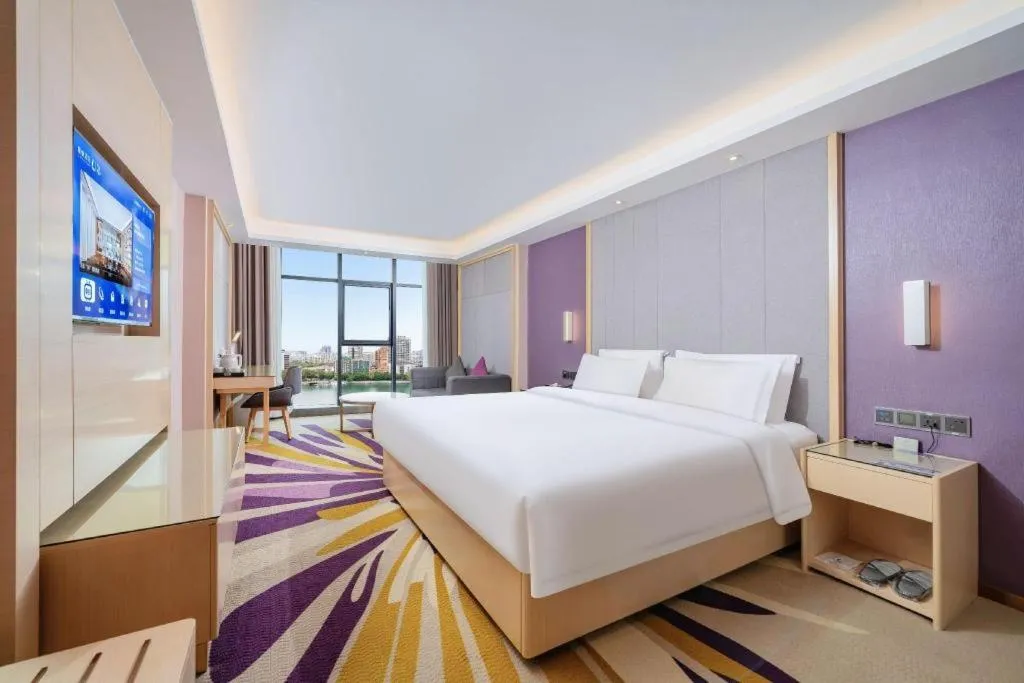 Bed in Lavande Hotel Shaoguan Bainian East Street Fengcai Building
