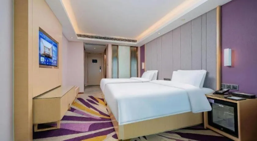 Bed in Lavande Hotel Shaoguan Bainian East Street Fengcai Building