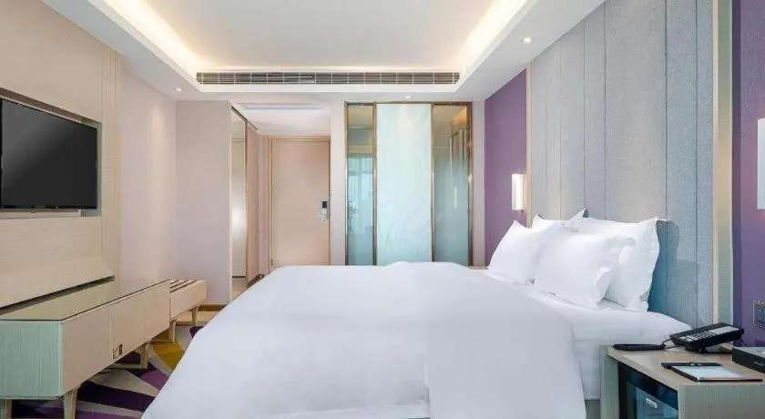 Bed in Lavande Hotel Shaoguan Bainian East Street Fengcai Building