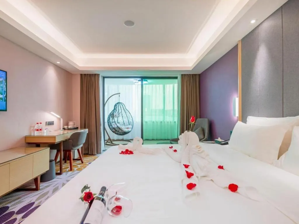 Bed in Lavande Hotel Dongguan Shijie Jiarong Shopping Plaza Liuhua Metro Station