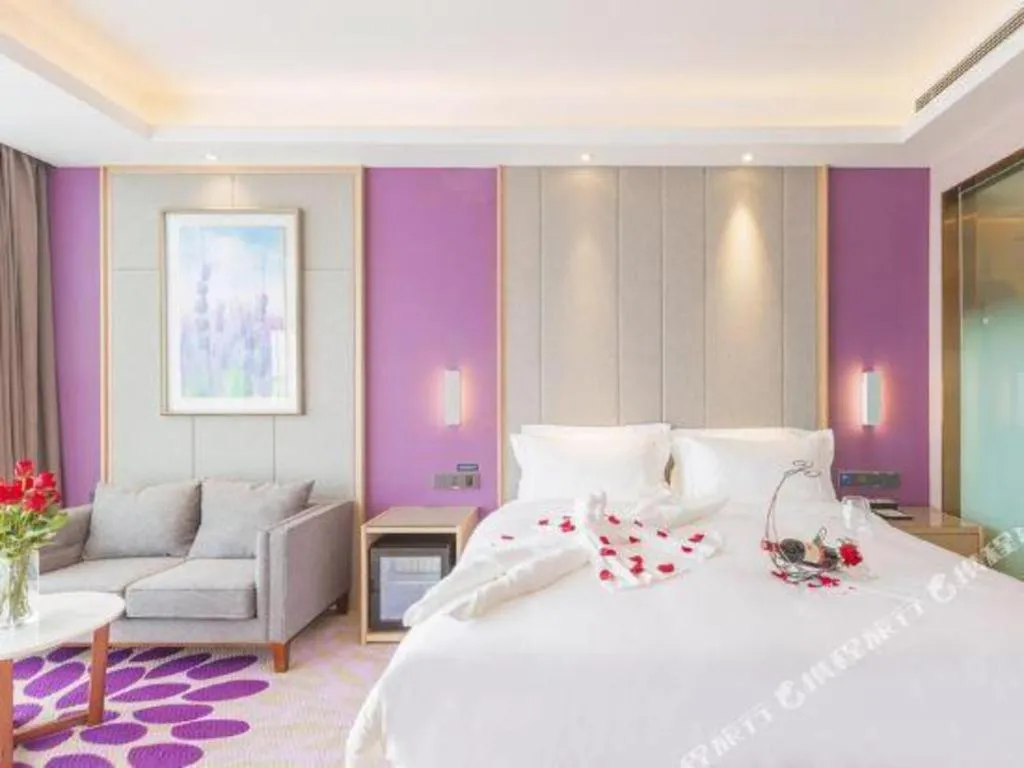 Bed in Lavande Hotel Dongguan Shijie Jiarong Shopping Plaza Liuhua Metro Station