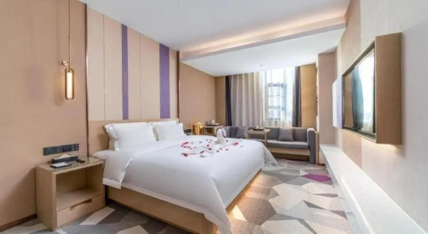 Bed in Lavande Hotel Chaozhou Fortune Center Lin Street