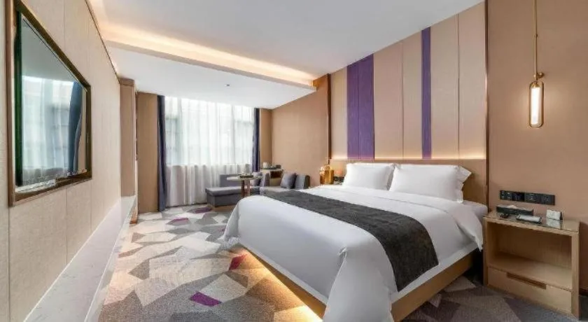 Bed in Lavande Hotel Chaozhou Fortune Center Lin Street