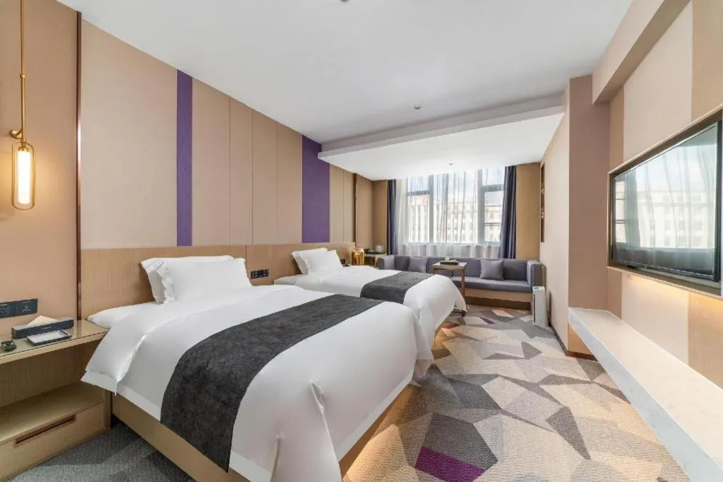 Bed in Lavande Hotel Chaozhou Fortune Center Lin Street
