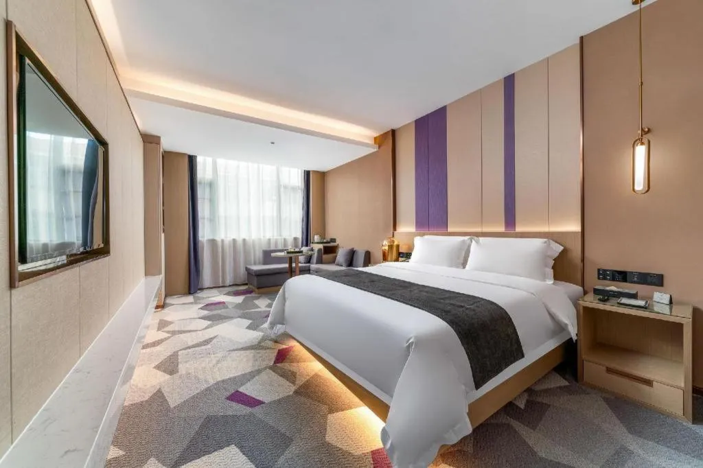 Bed in Lavande Hotel Chaozhou Fortune Center Lin Street