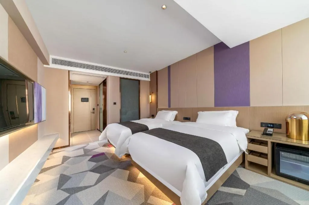 Bed in Lavande Hotel Chaozhou Fortune Center Lin Street