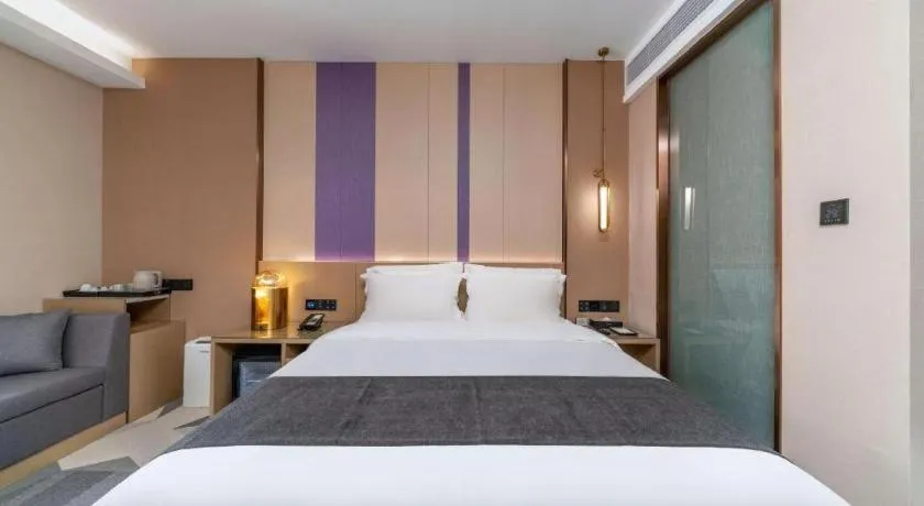 Bed in Lavande Hotel Chaozhou Fortune Center Lin Street