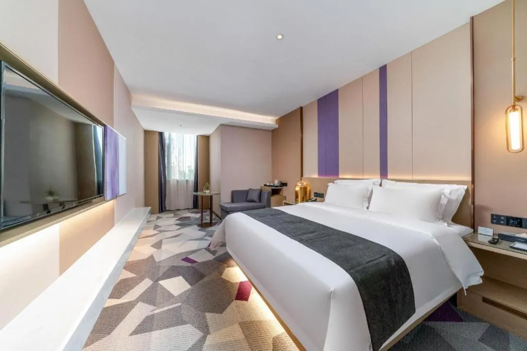 Bed in Lavande Hotel Chaozhou Fortune Center Lin Street
