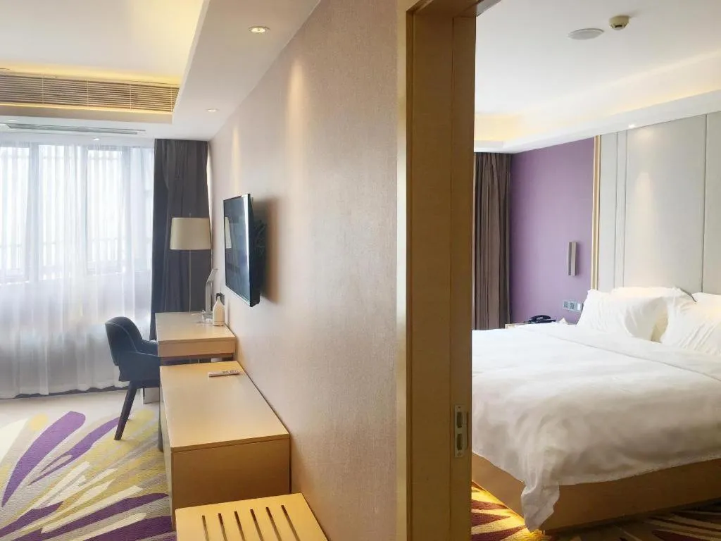 Bed in Lavande Hotel Maoming High-speed Railway Station Xinfu Road